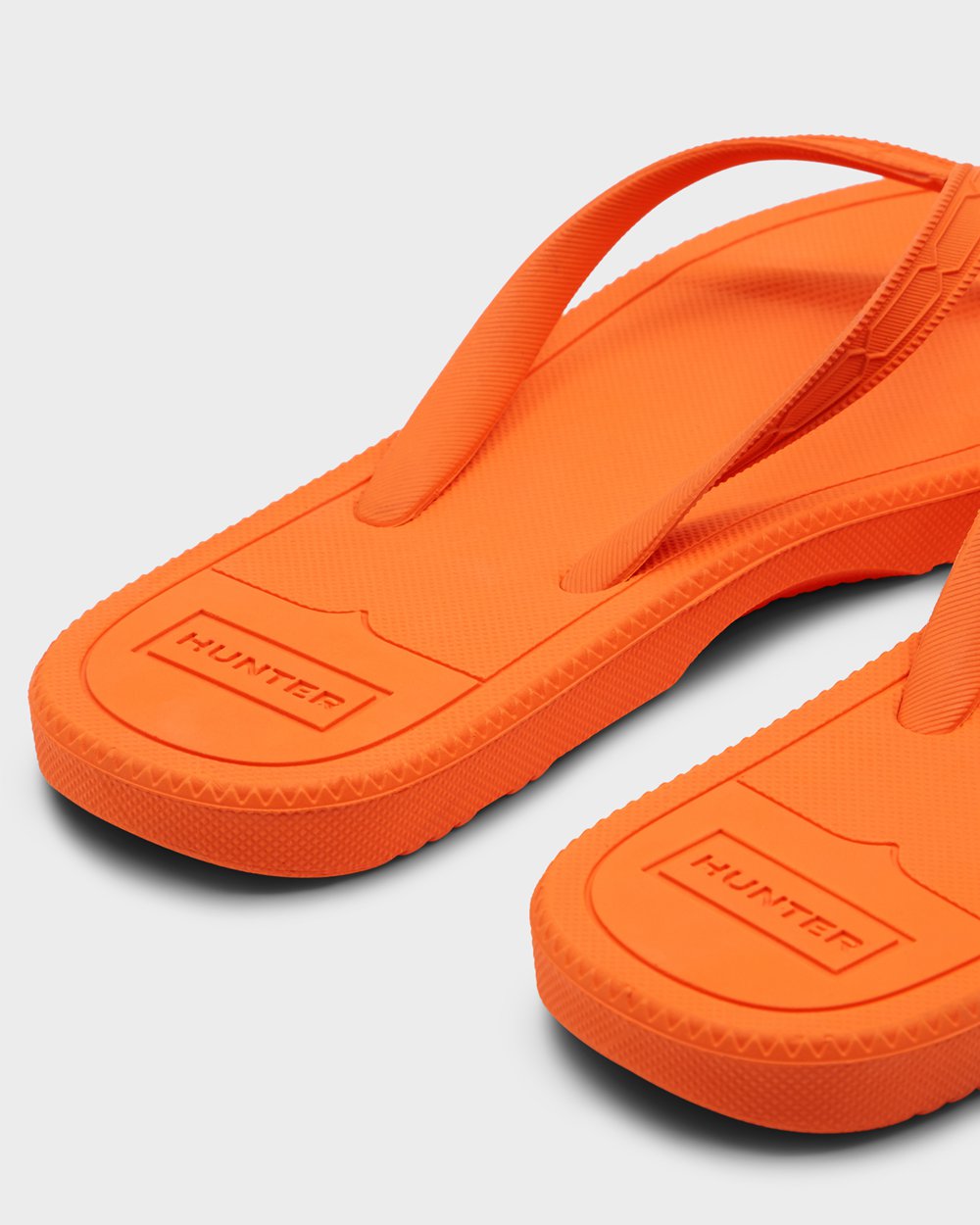 Womens Flip Flops - Hunter Original (76HFLOXVW) - Orange